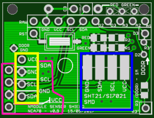 I2C sensors