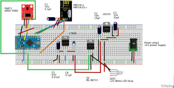 Gesture controlled MySensors, Floor lamp | OpenHardware.io - Enables ...