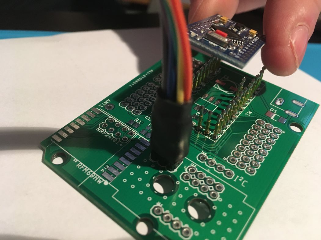 Using PogoPins to burn the bootloader