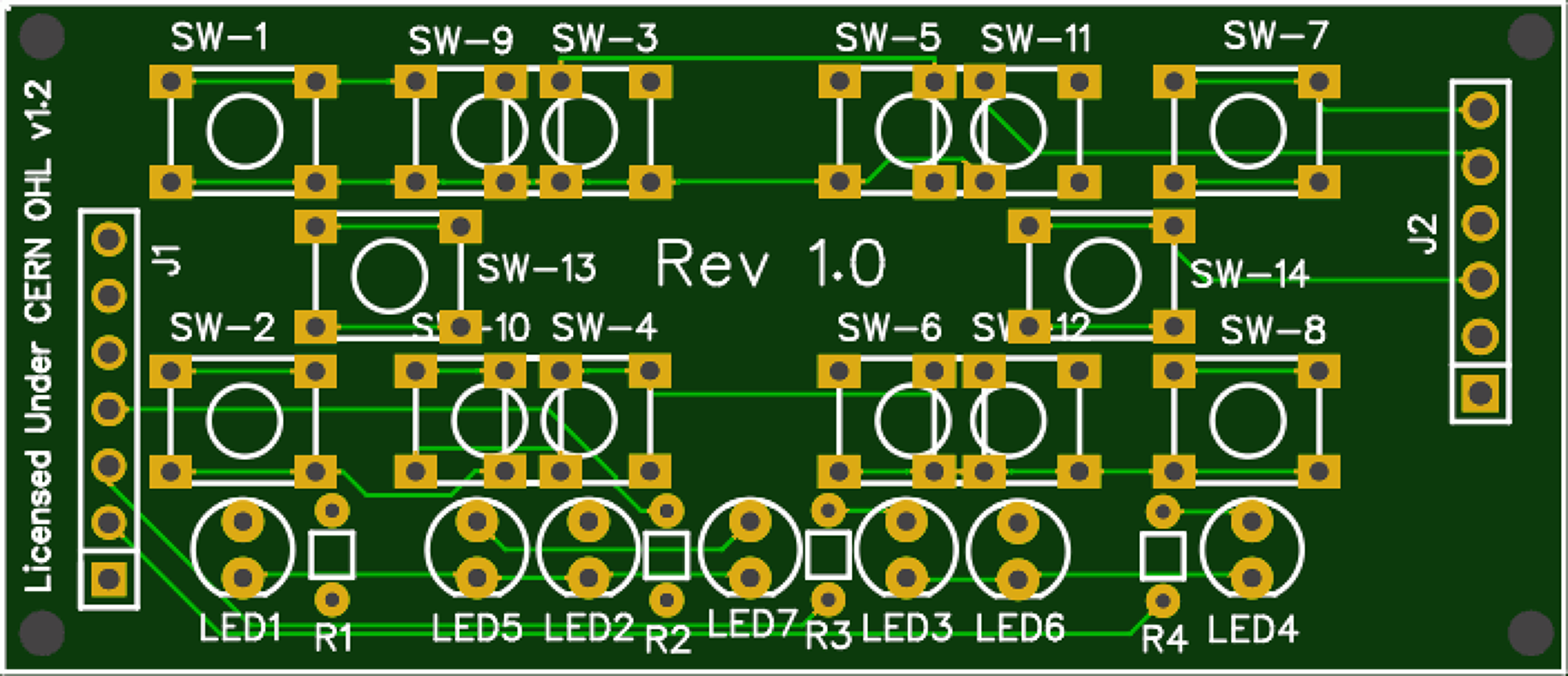 In-wall scene controller multi-switch board assembly | OpenHardware.io ...