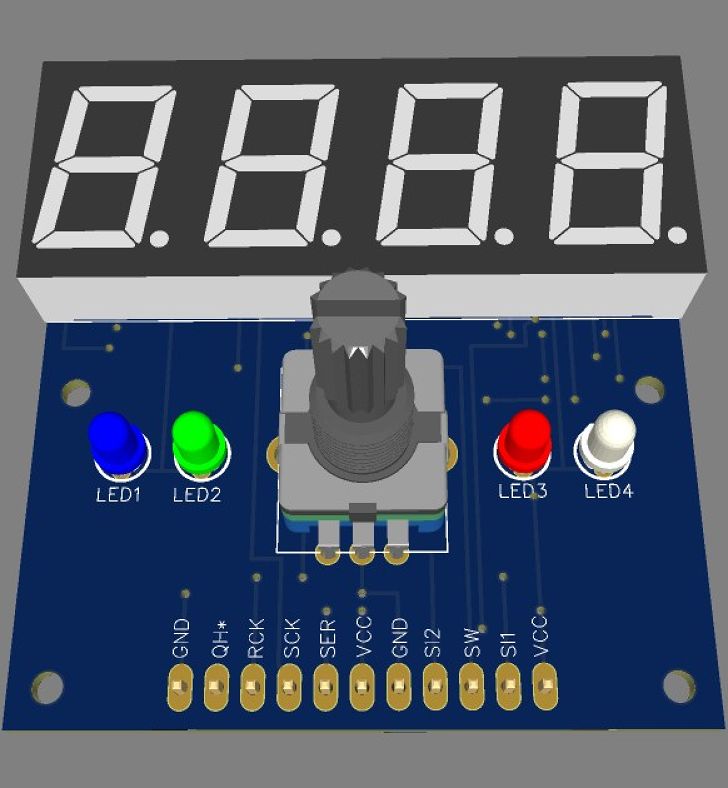 Encoder Indicator Segment serial indicator&encoder | OpenHardware.io - Enables Open ...