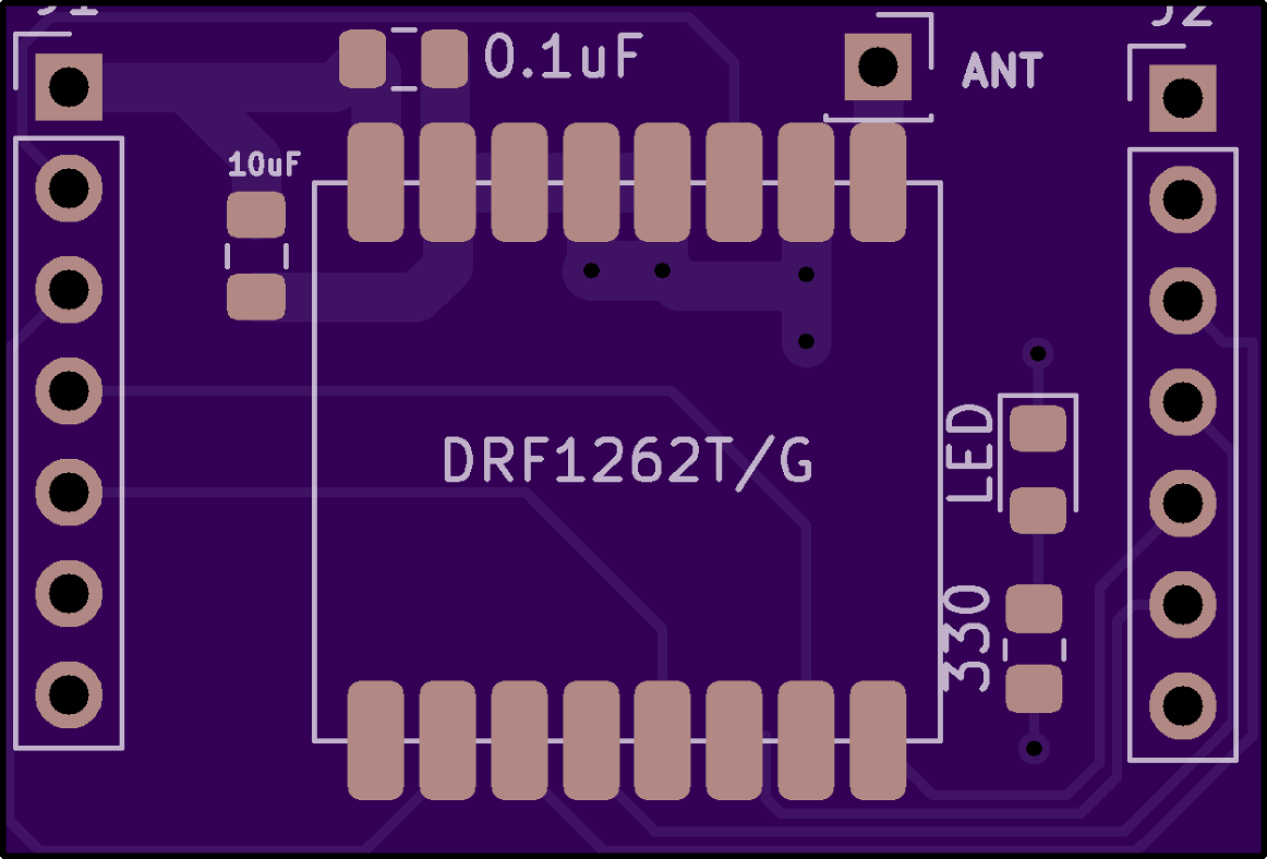 DRF1262T/G 900Mhz LoRa adapter board OpenHardware.io Enables Open Source Hardware Innovation