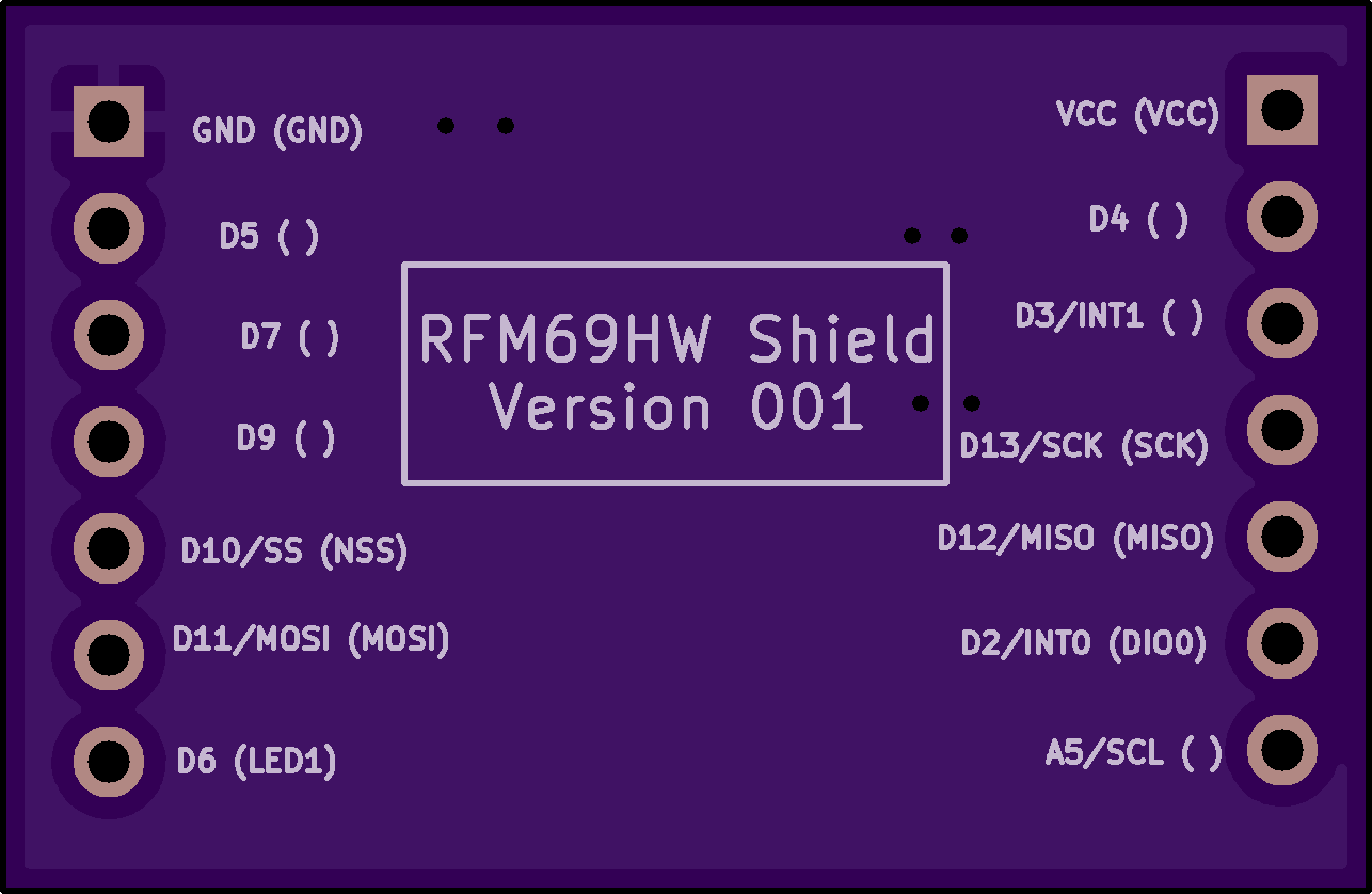 RFM69 900Mhz Adapter Board OpenHardware.io Enables Open Source